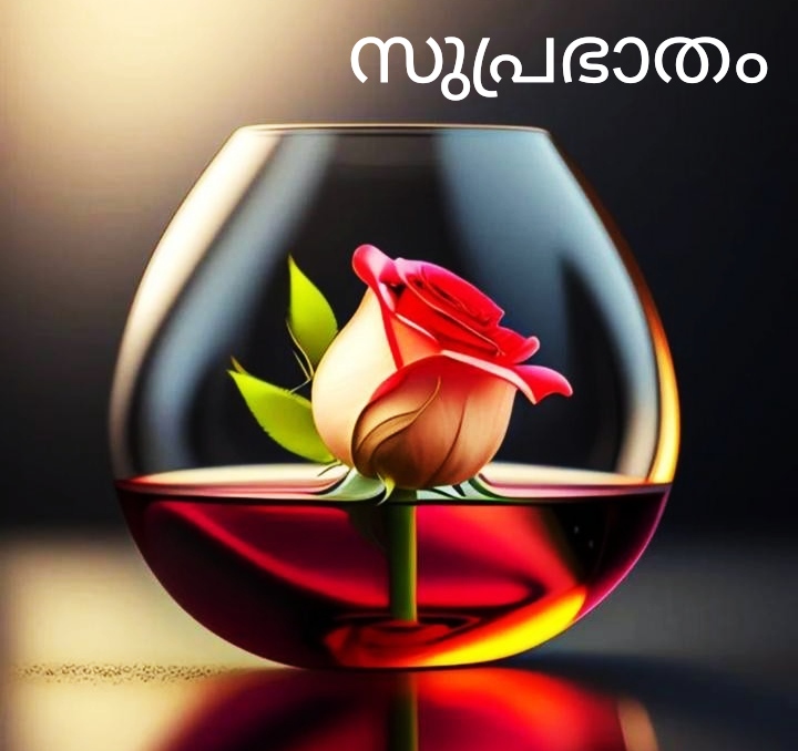 Cute Rose Malayalam Good Morning Images