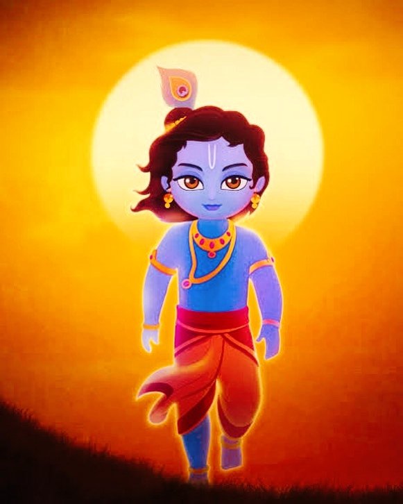 Little Krishna Images HD Free Download