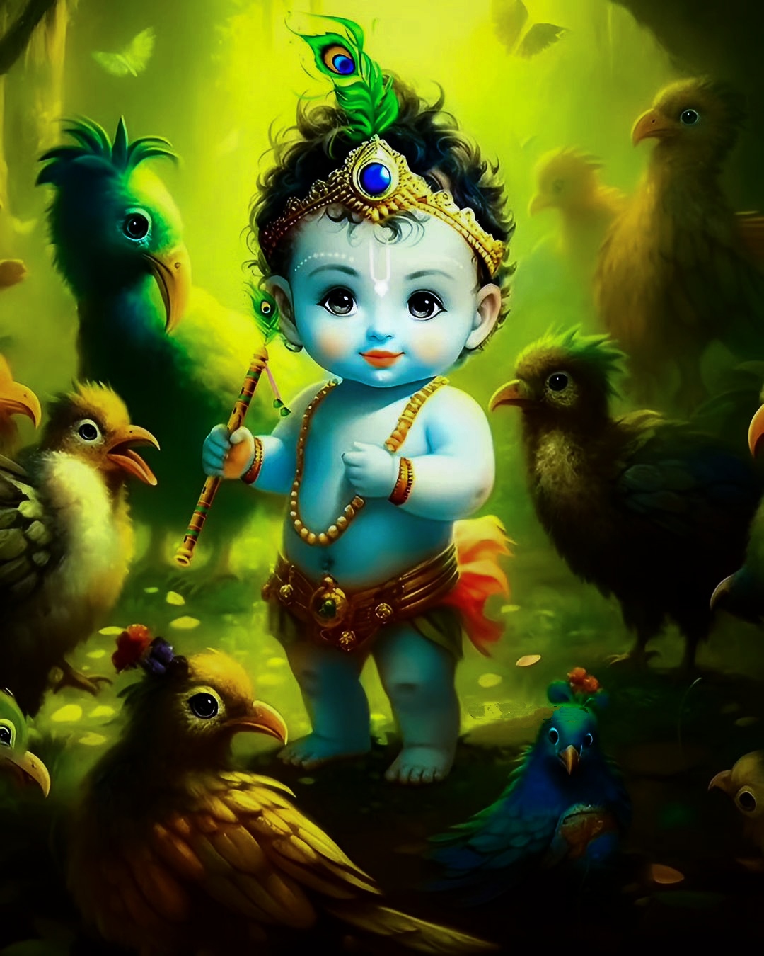 Little Krishna Picture