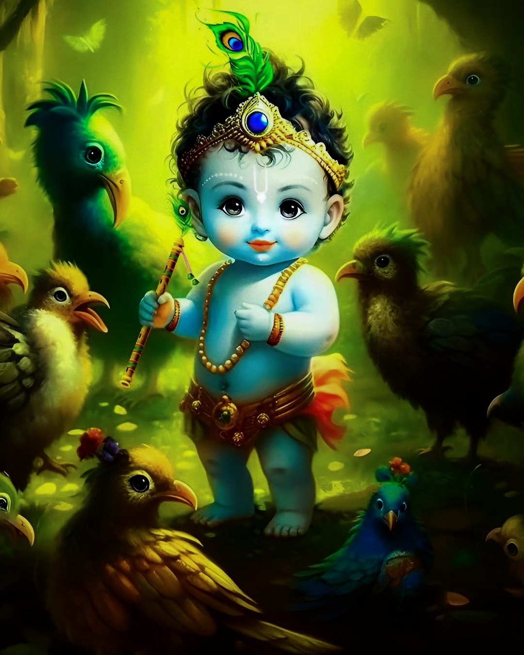 Little Krishna Picture