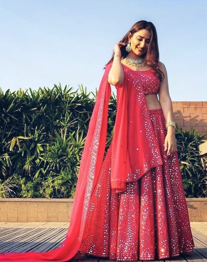 Red Lehenga For Girls