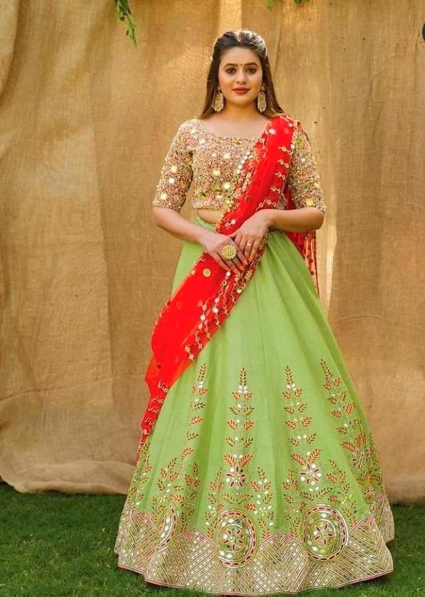 Simple Lehenga For Girls