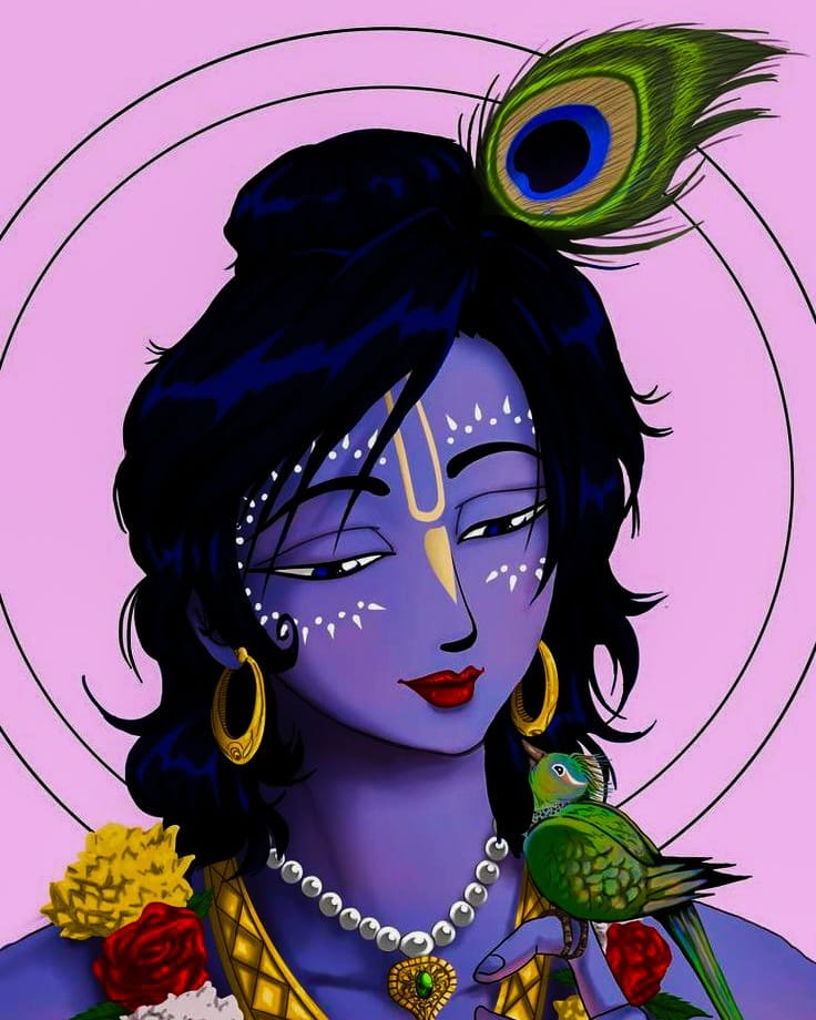 God Krishna Wallpaper 3D HD