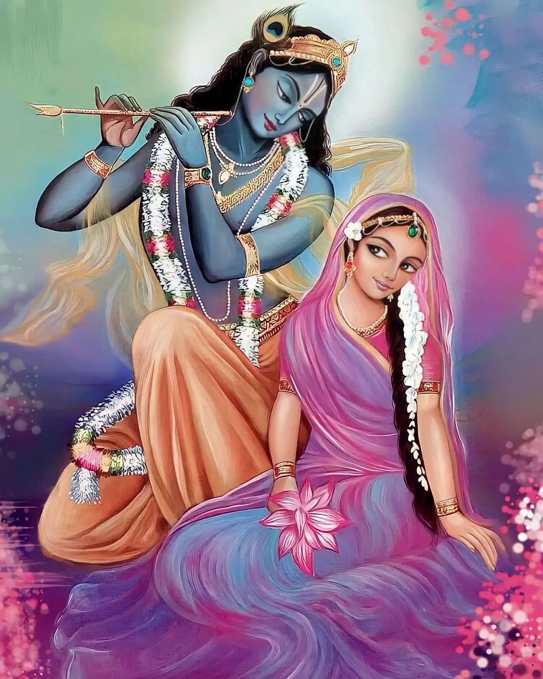 Radha Krishna Wallpaper 4K