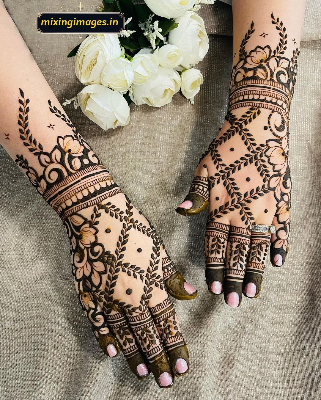 Full Hand Mehndi Designs For Rakhi