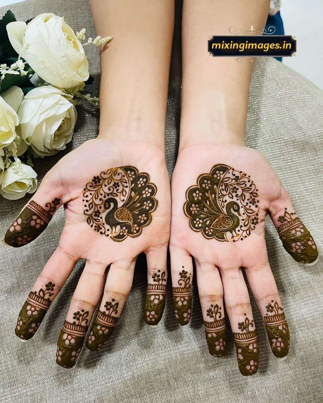 Mehndi Designs For Rakhi Front Hand