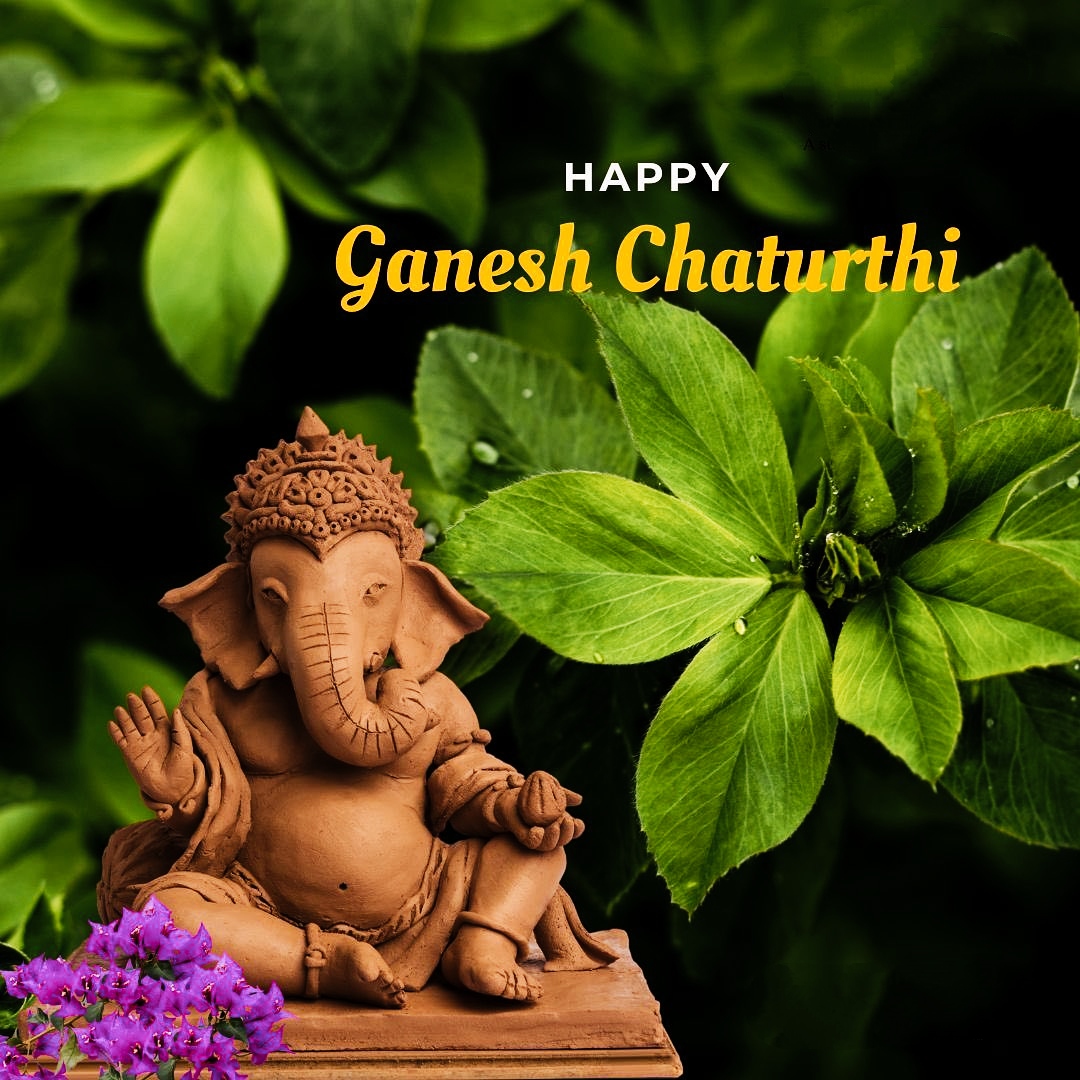 Ganesh Chaturthi Photo Editing Background