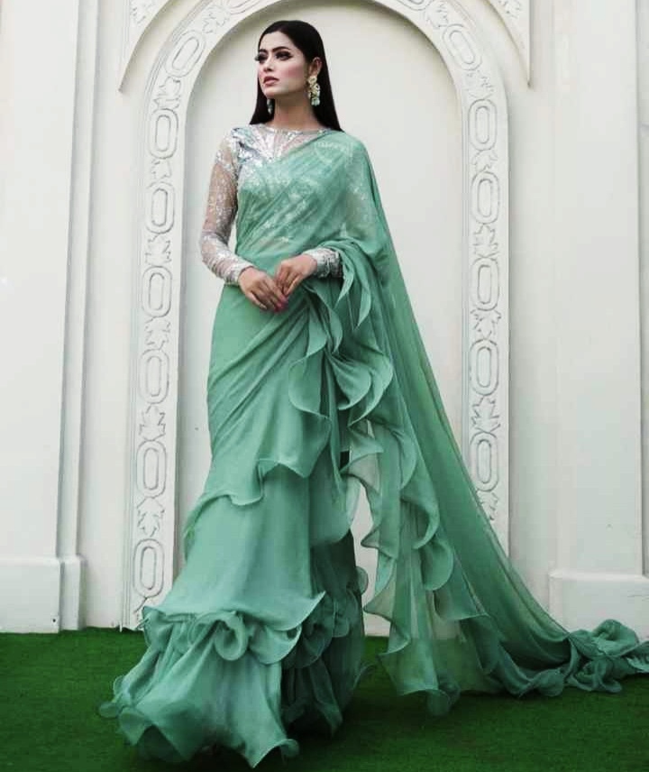 Green Saree For Women