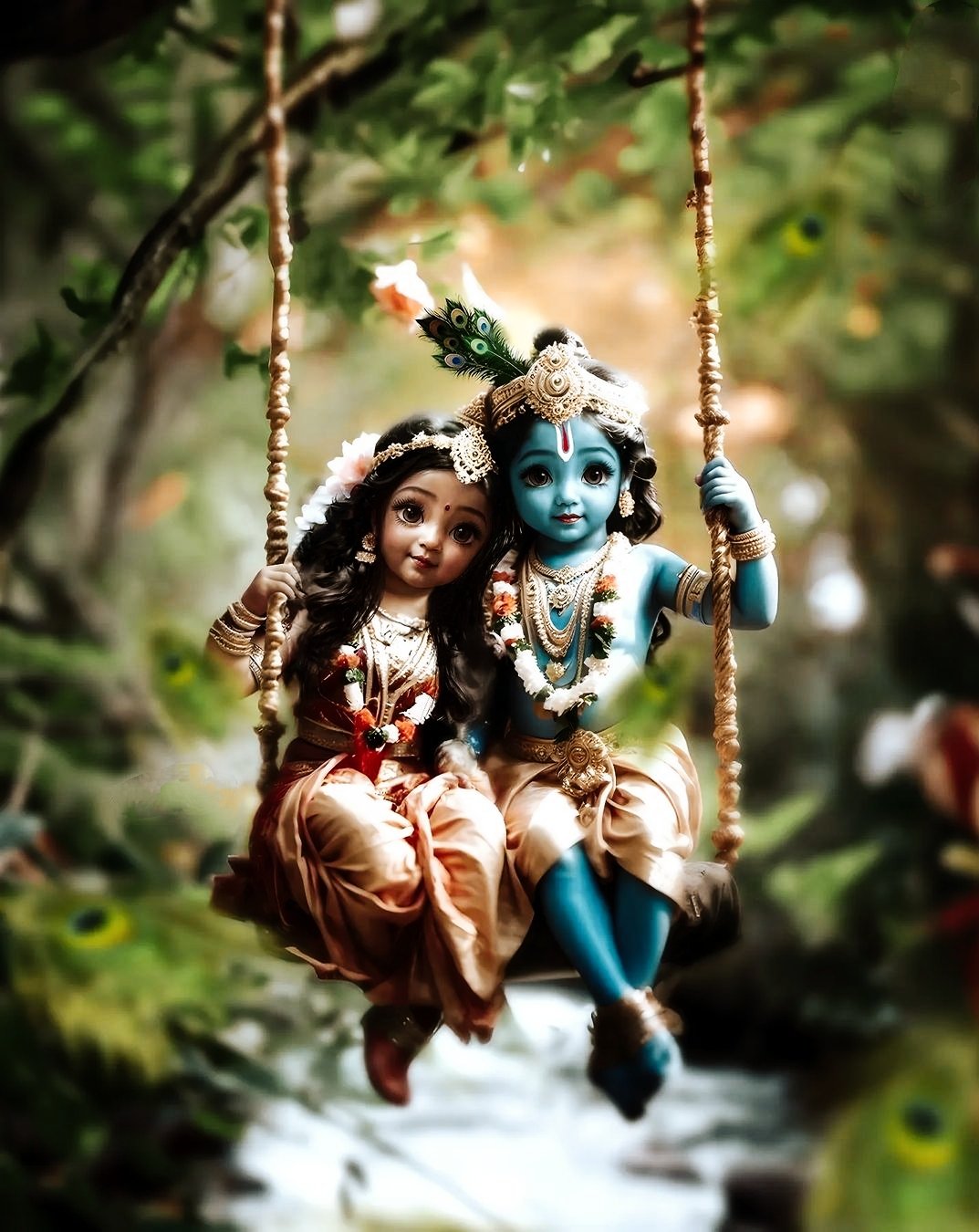 Little Radha Krishna Images