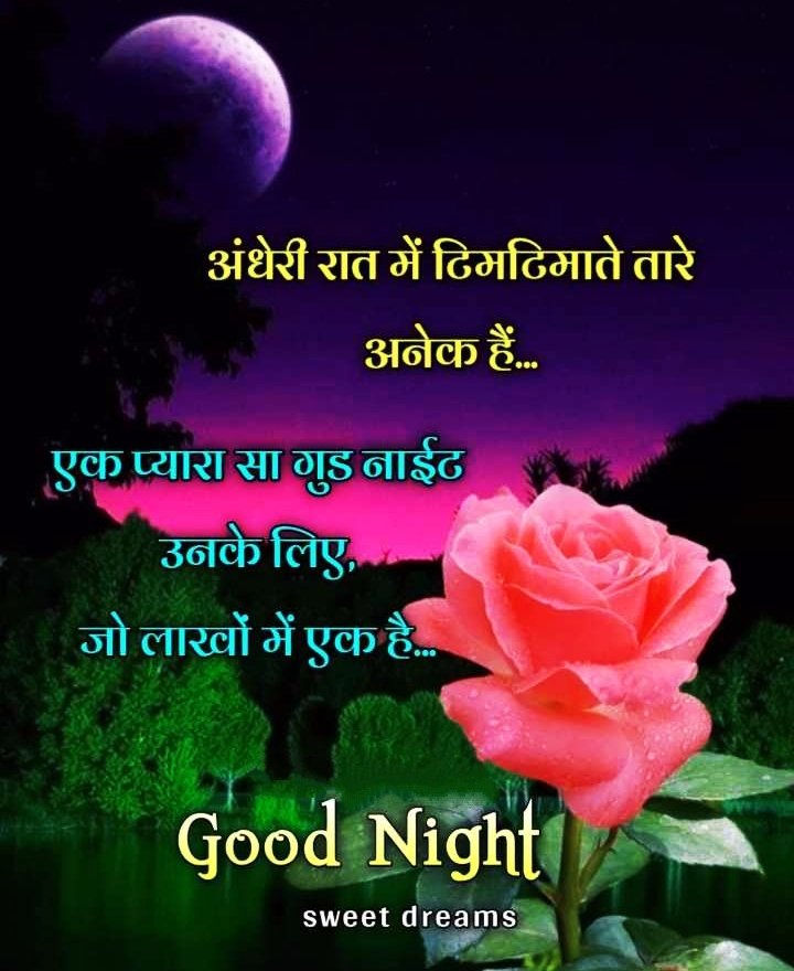 Good Night Photo Shayari