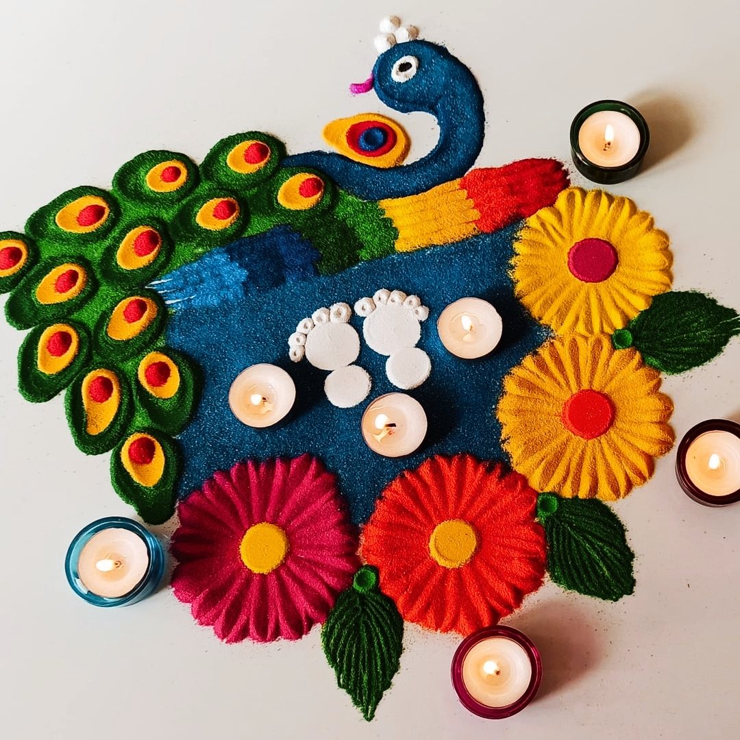 Navratri Rangoli Design