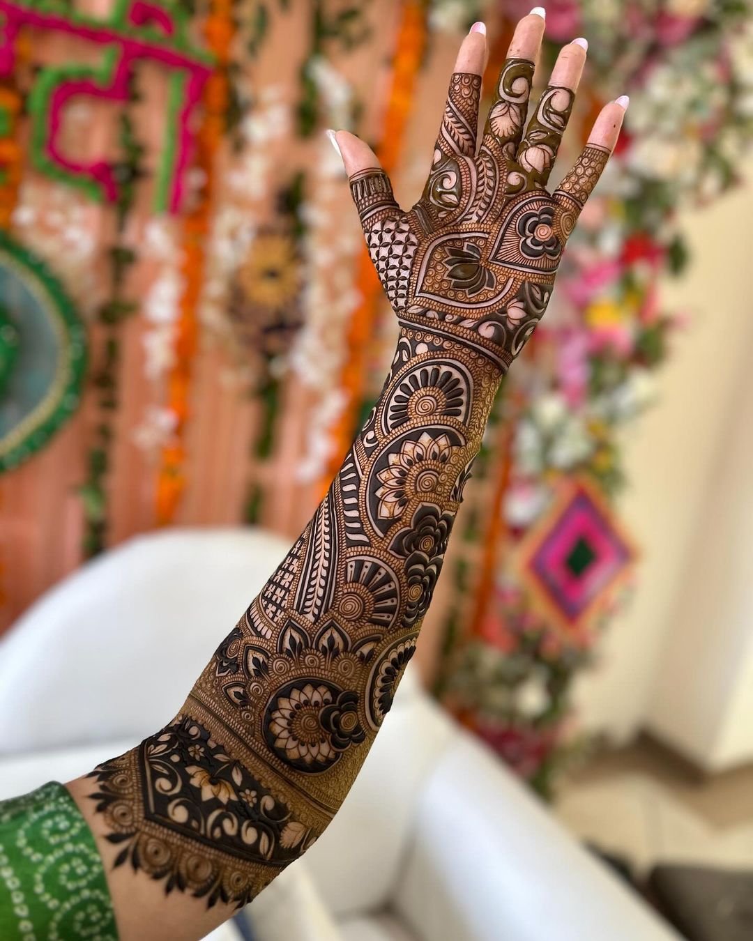 New Navratri Mehndi Design