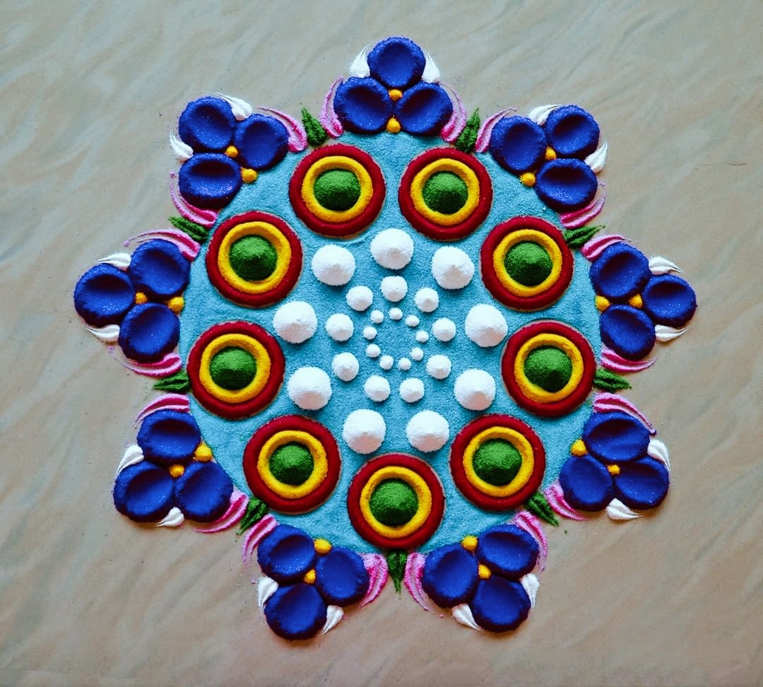 Diwali Rangoli Design Simple