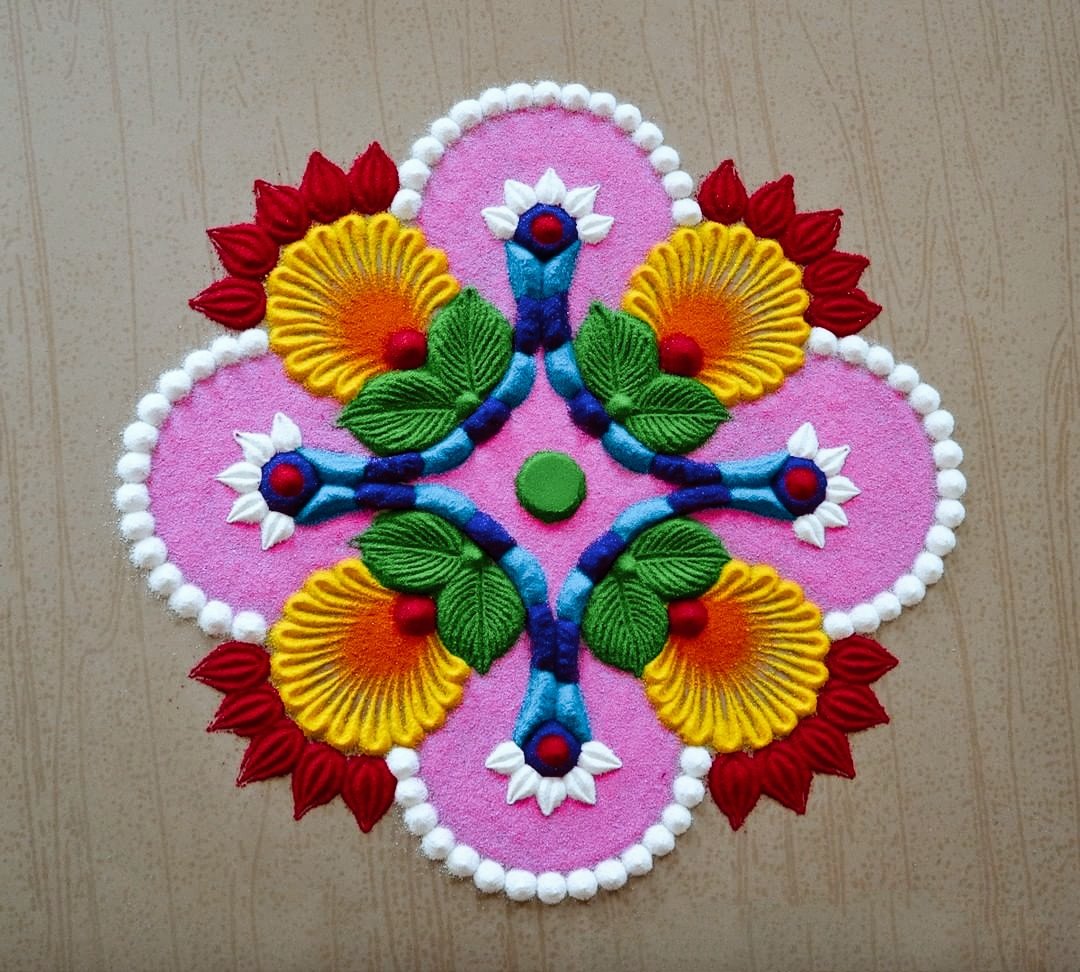 Unique Diwali Rangoli Designs