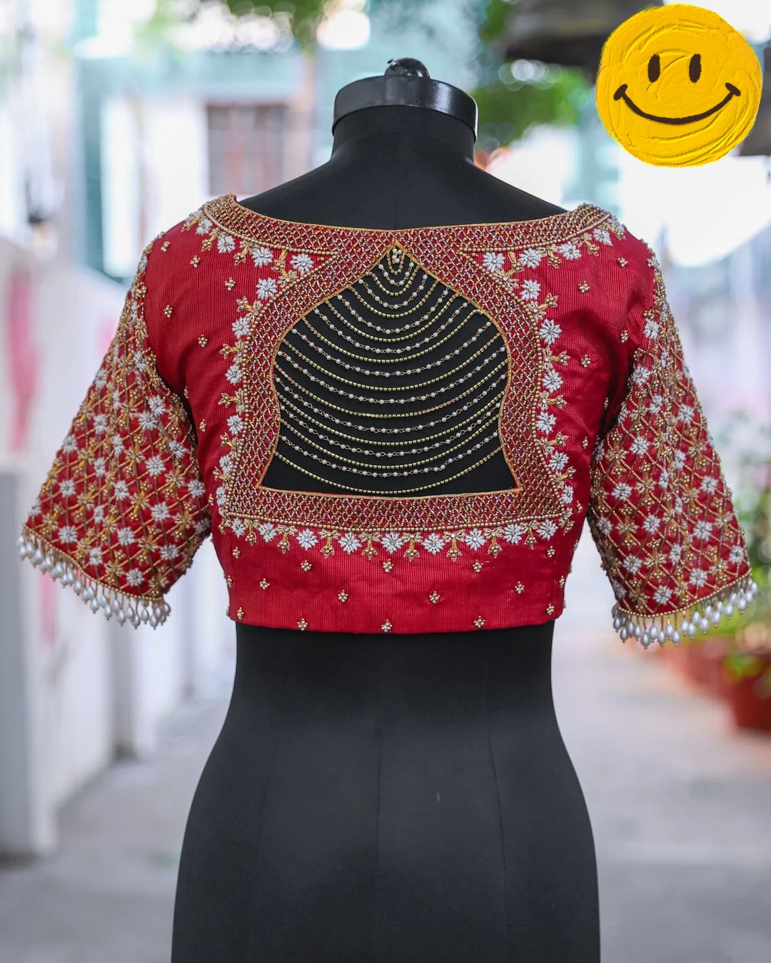 South Indian Blouse Back Design