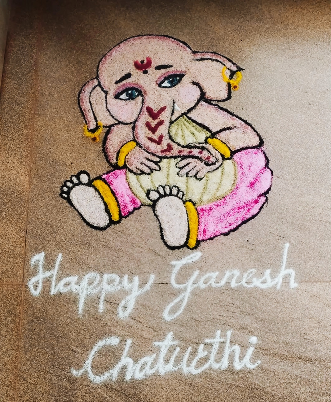 Ganesh Chaturthi Rangoli