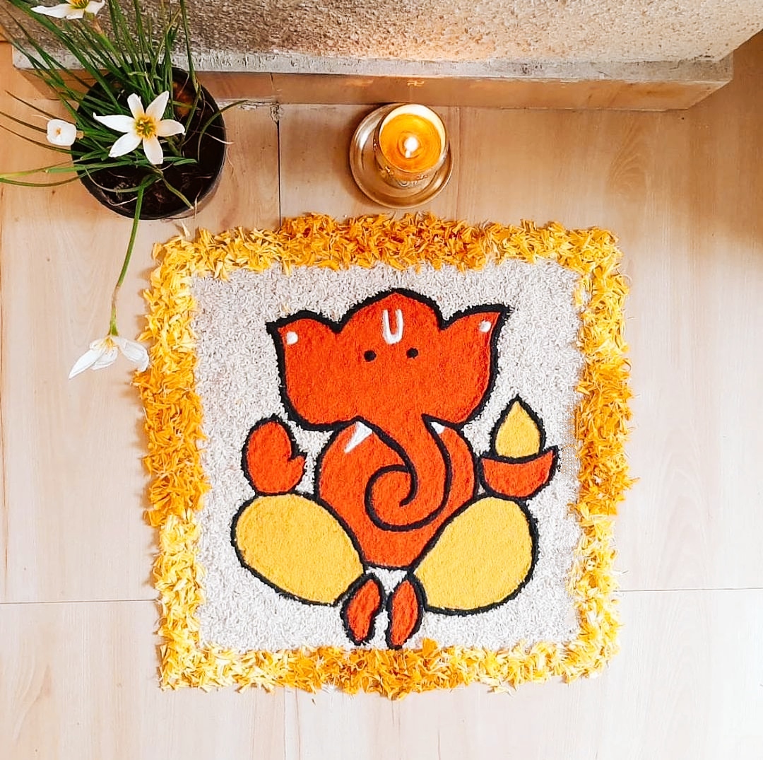 Ganesh Chaturthi Rangoli Images