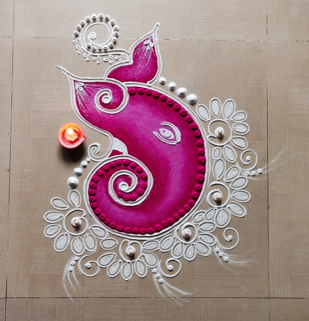 Rangoli Designs For Ganesh Chaturthi Competition