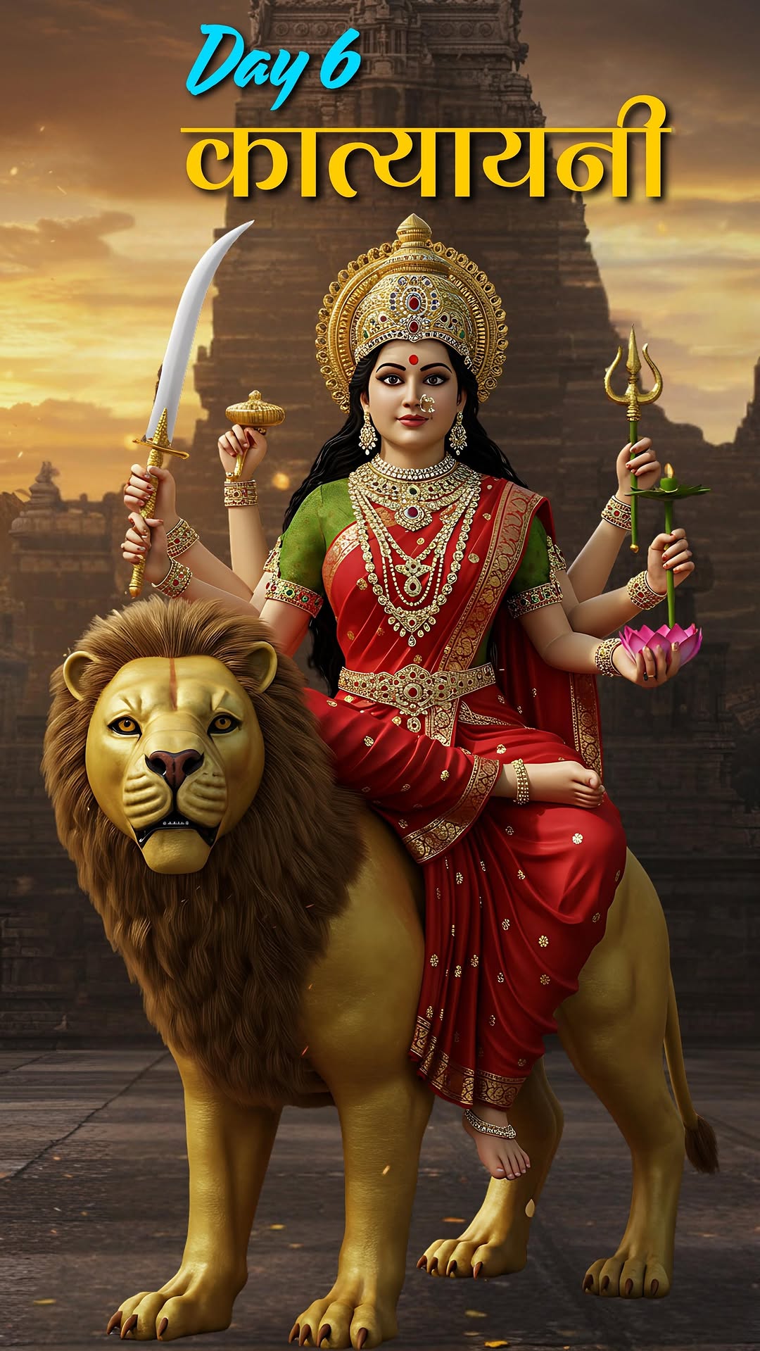 6th Day of Navratri Images
