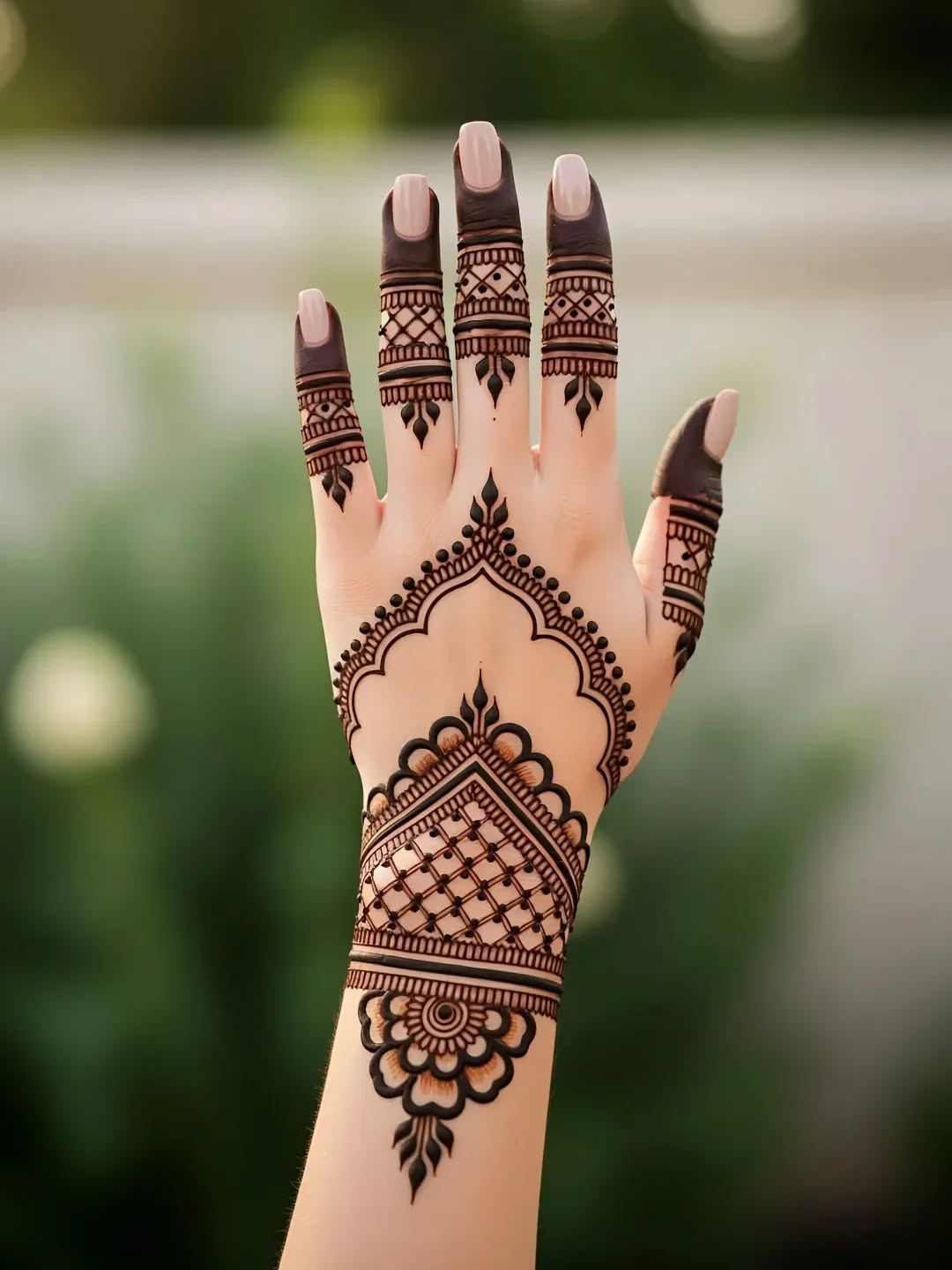 Beautiful Karwa Chauth Mehndi Design