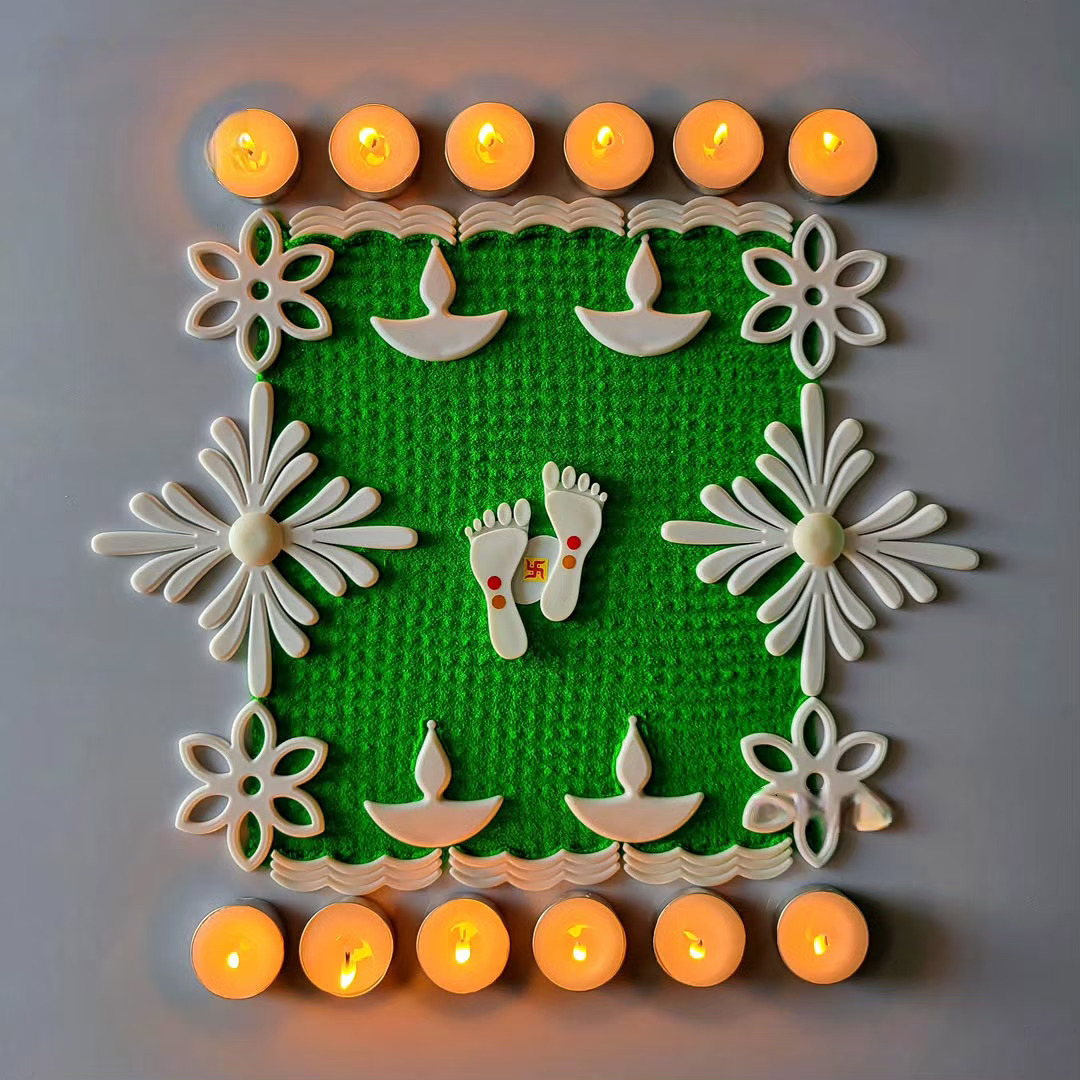 10+ Diwali Rangoli 2025 – Creative & Easy Designs to Brighten Your Home 1 Diwali Rangoli