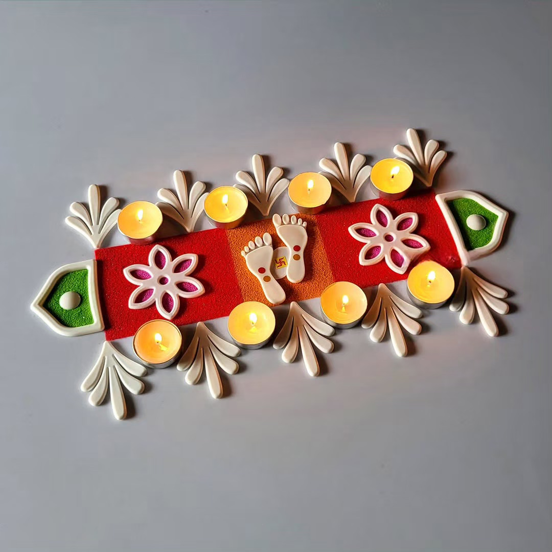 10+ Diwali Rangoli 2025 – Creative & Easy Designs to Brighten Your Home 4 Diwali Rangoli