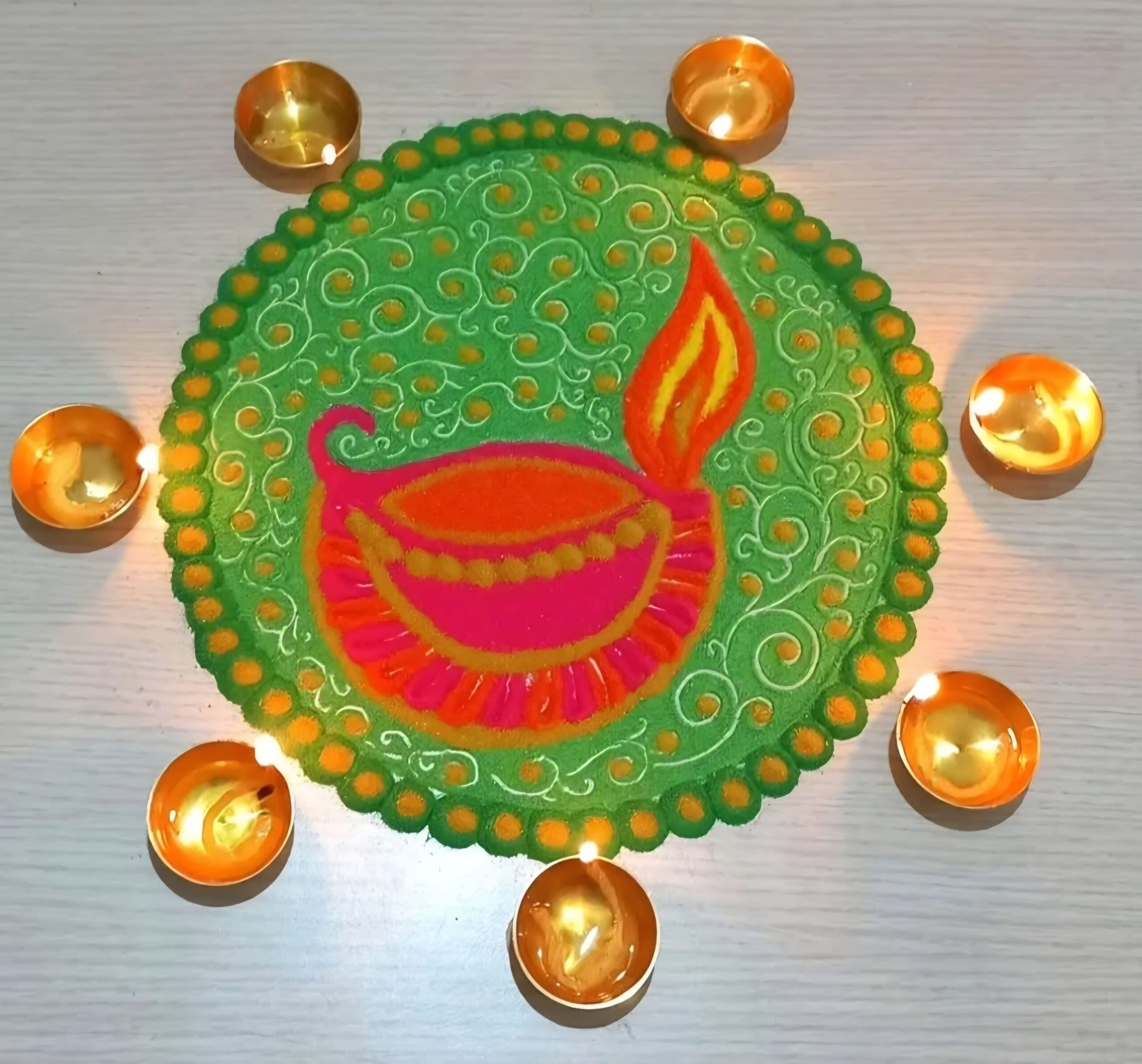 Best 100+ Diwali Rangoli Design 1 Diwali Rangoli Design