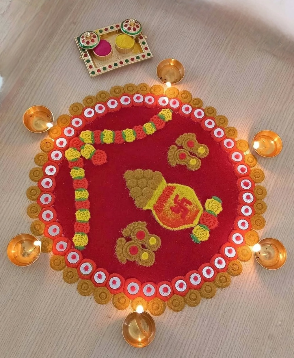 Best 100+ Diwali Rangoli Design 12 Diwali Rangoli Design
