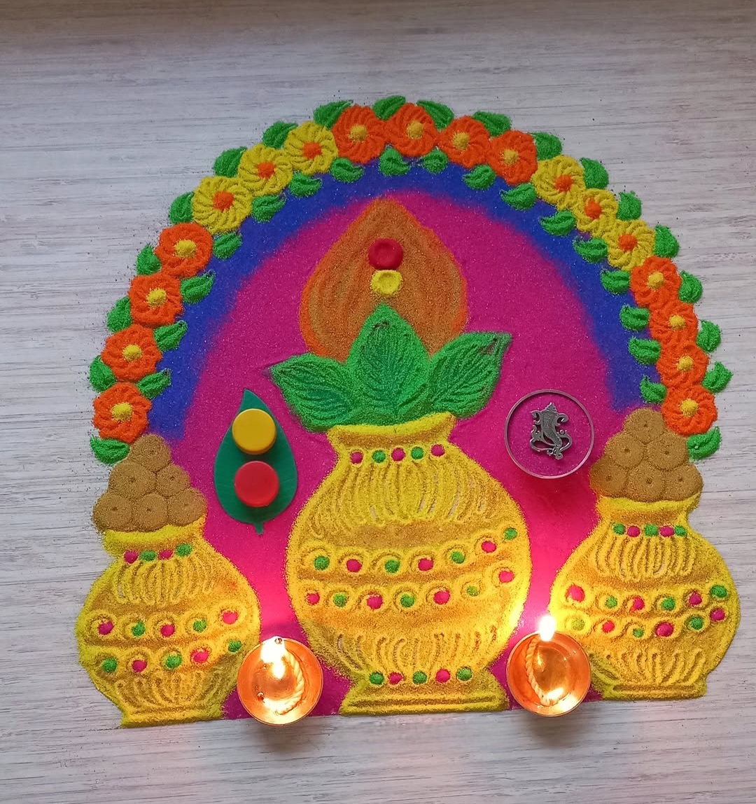Best 100+ Diwali Rangoli Design 3 Diwali Rangoli Design