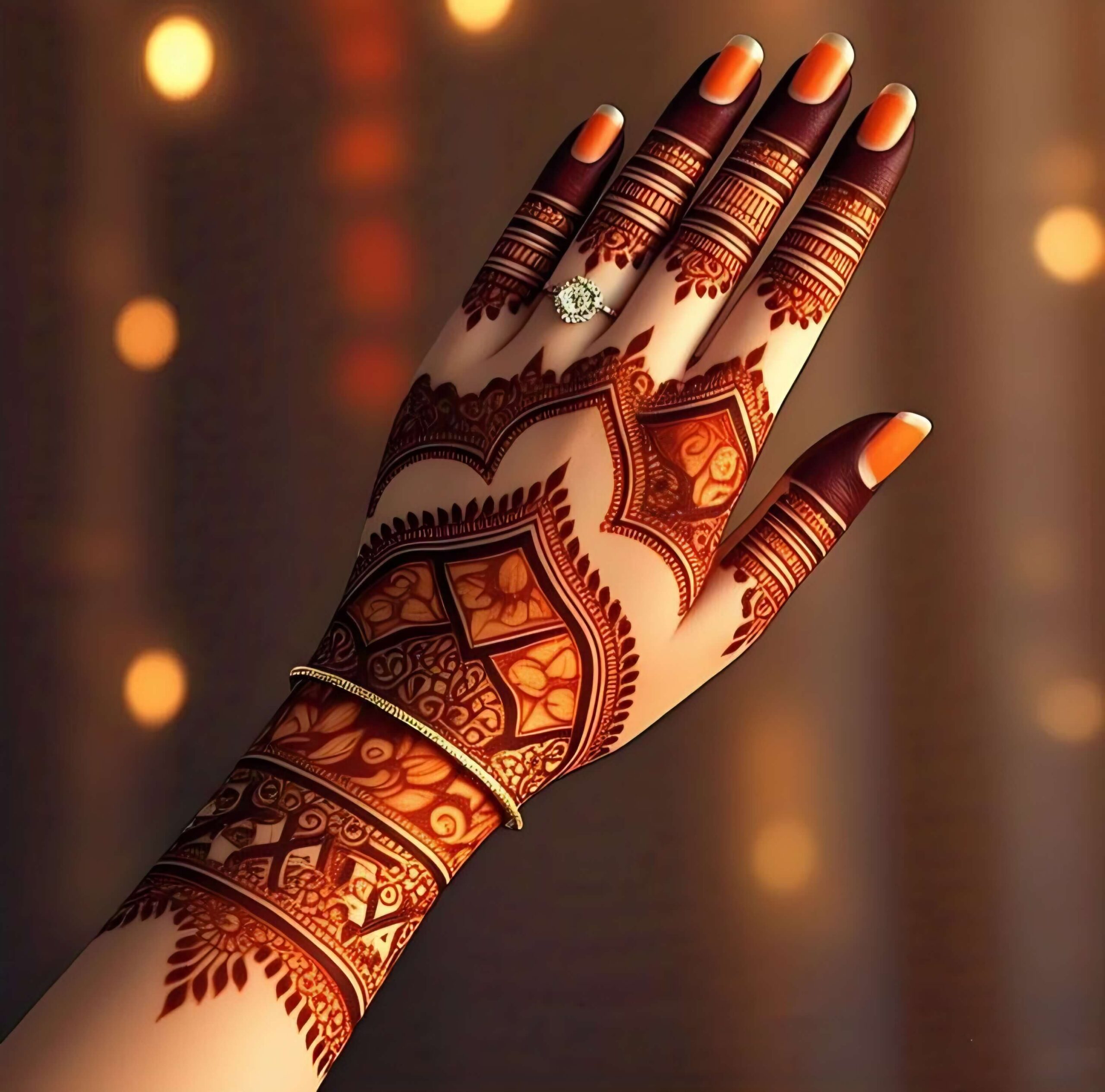 Karwa Chauth Mehndi Design