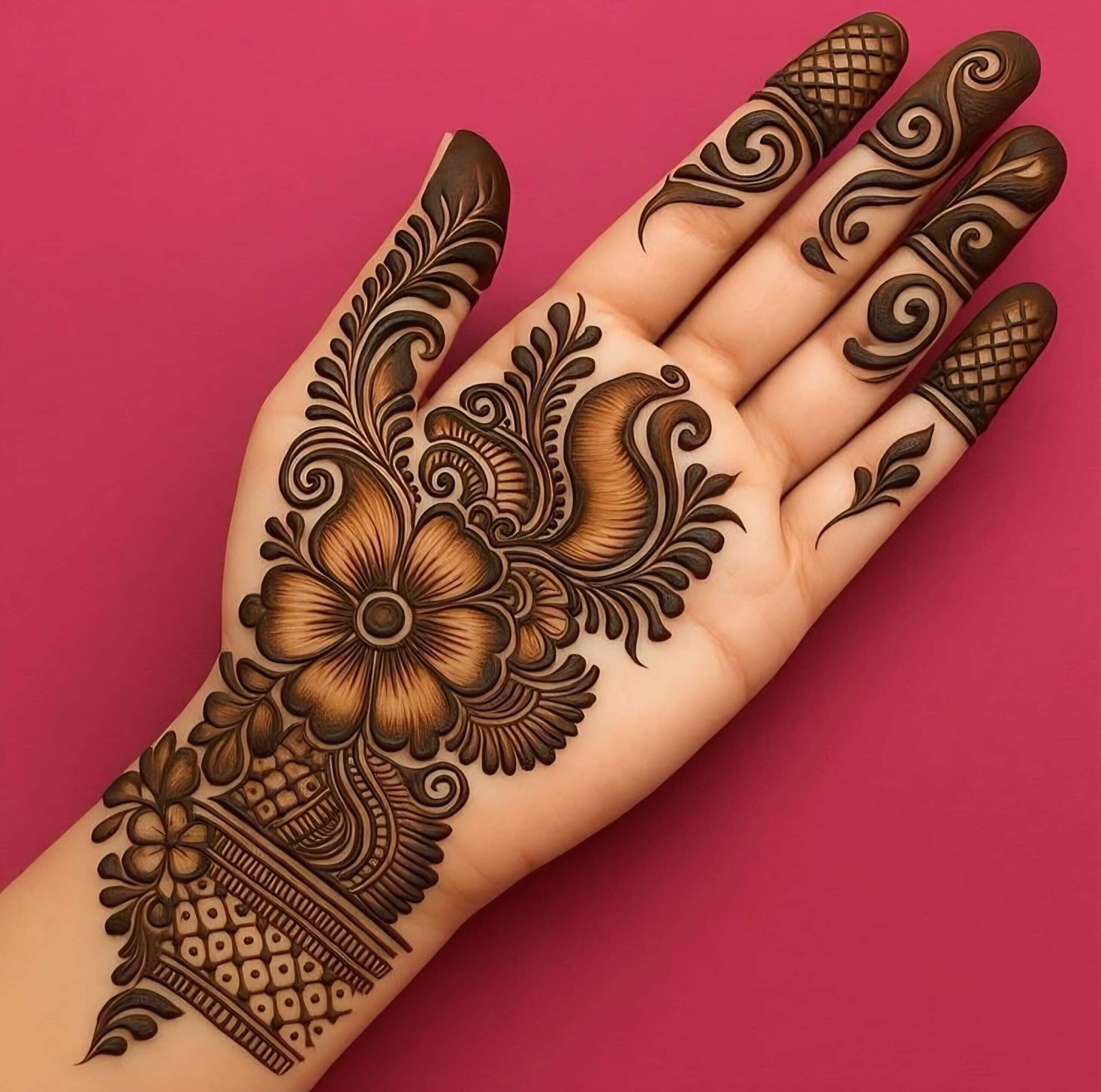 Karwa Chauth Mehndi Design