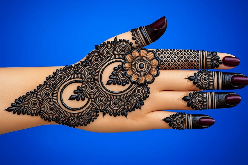 Mehndi Design For Karwa Chauth