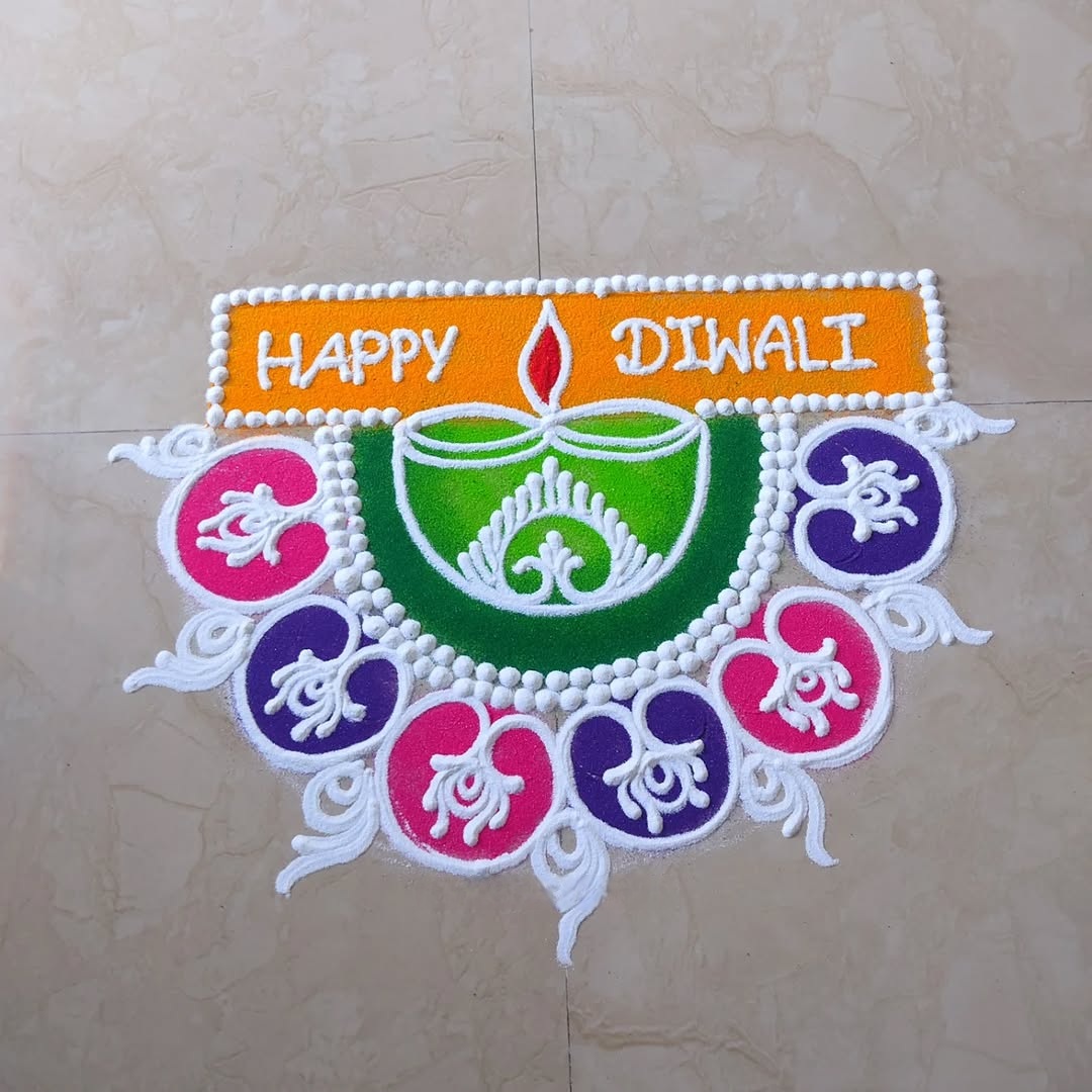 Best 50+ Rangoli Design For Diwali 6 Rangoli Design For Diwali