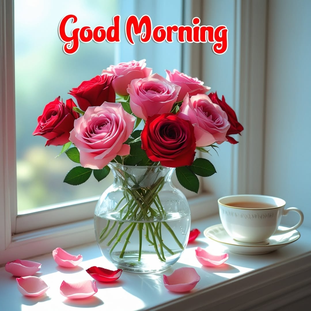 100+ Best Good Morning Flower Images (Minimal & Aesthetic) 9 Good Morning Flower Images