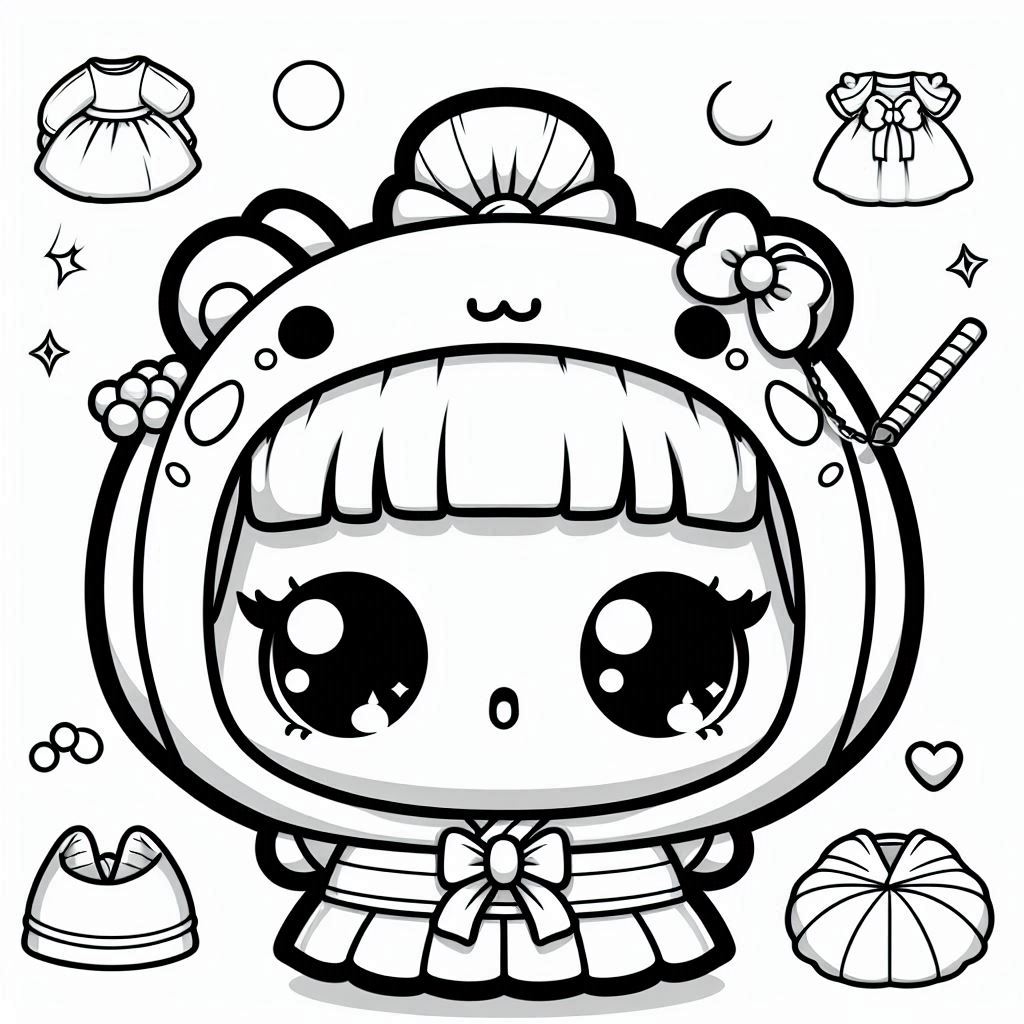 Kawaii Coloring Pages