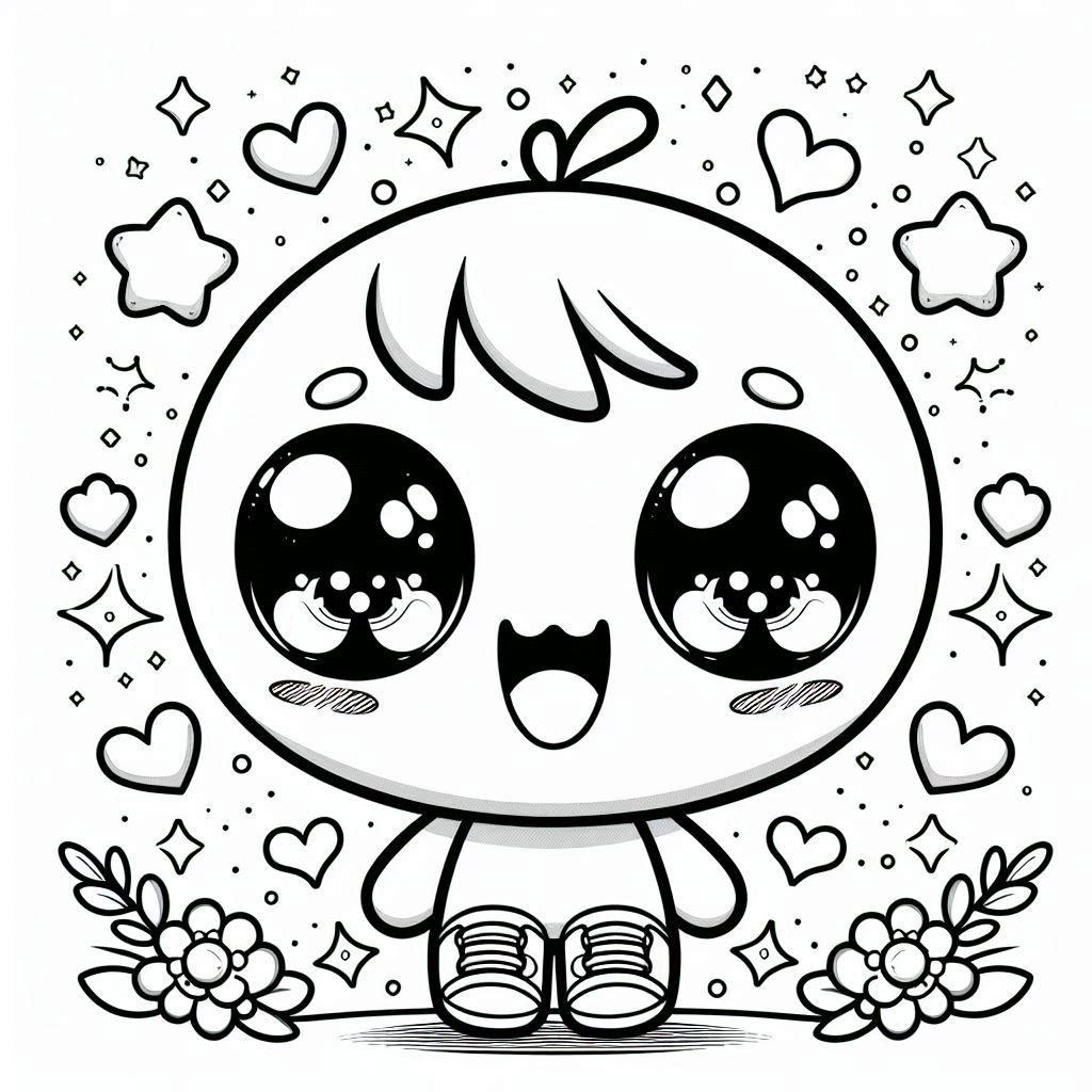 Kawaii Coloring Pages