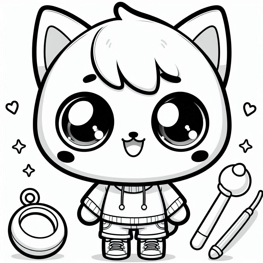Kawaii Coloring Pages