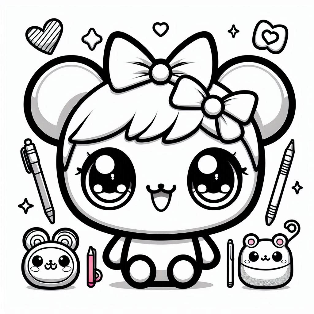 Kawaii Coloring Pages