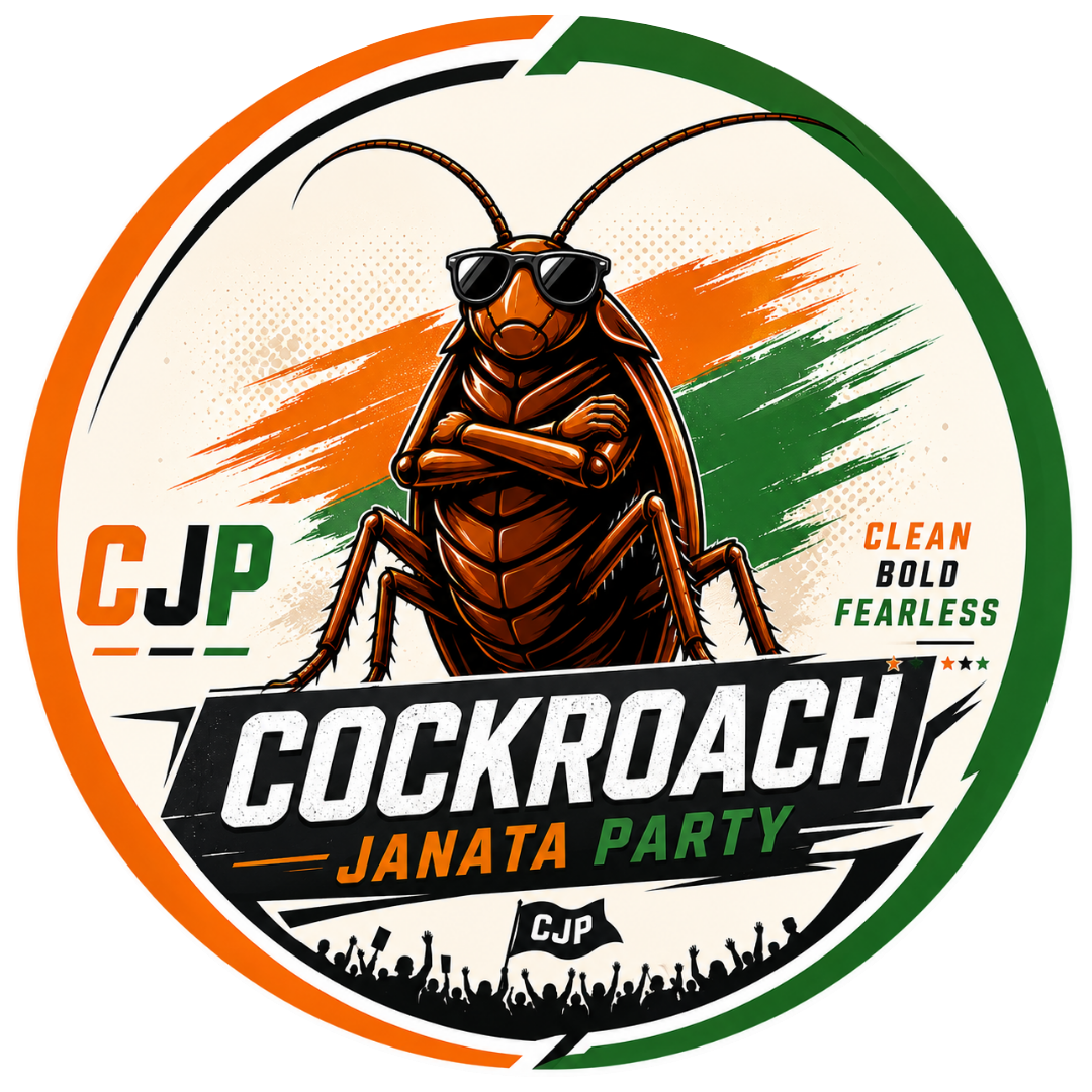 Cockroach Janata Party Logo