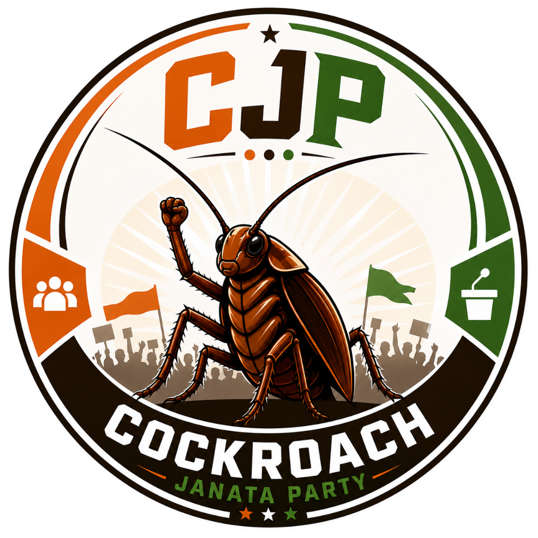 Cockroach Janata Party Logo