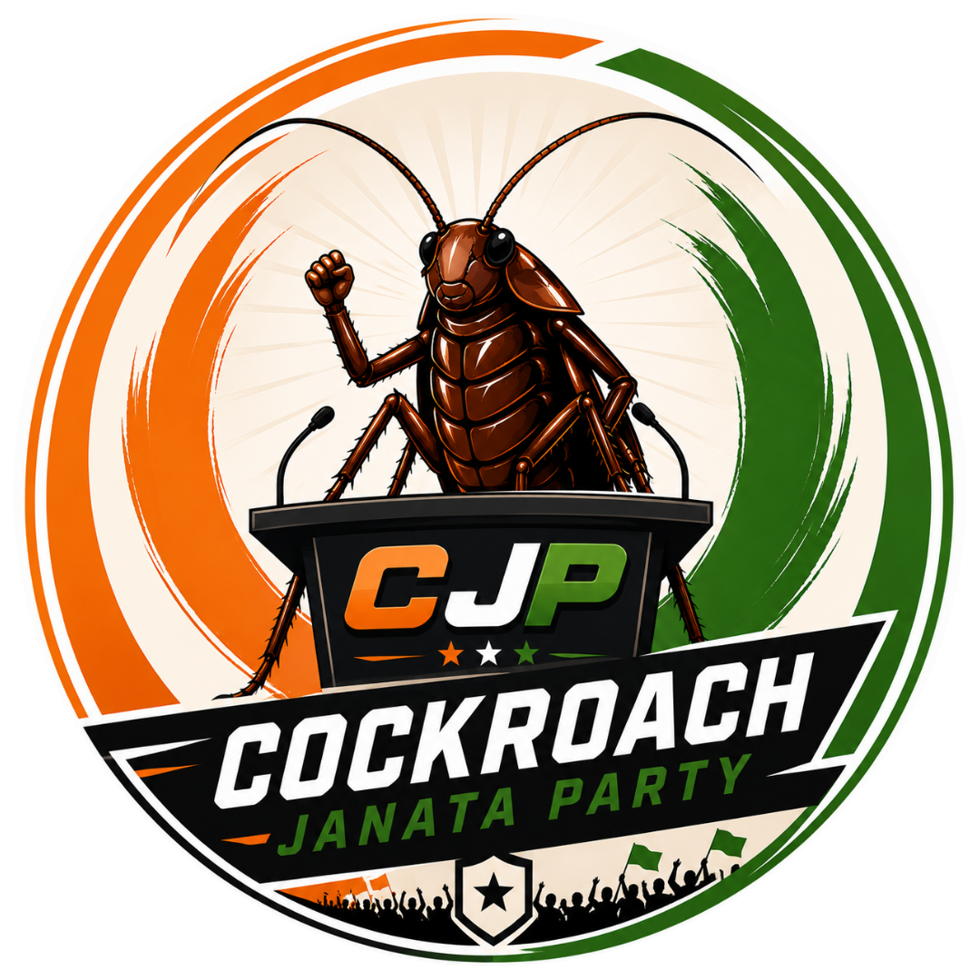 Cockroach Janata Party Logo