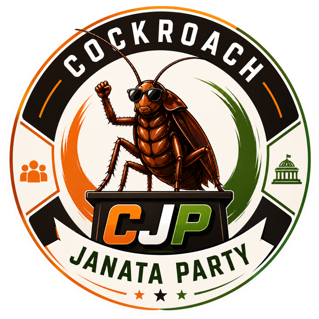 Cockroach Janata Party Logo