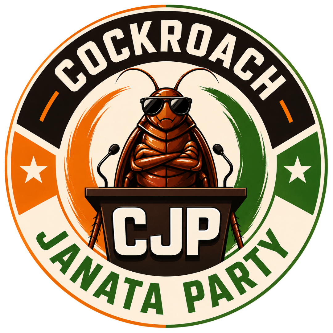 Cockroach Janata Party Logo