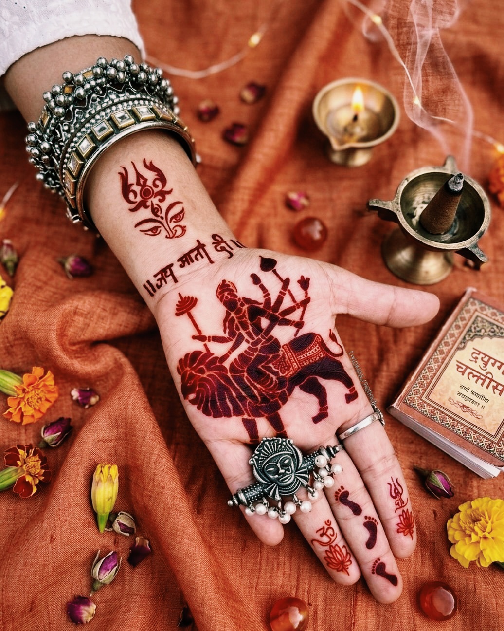 Navratri Mehndi Design