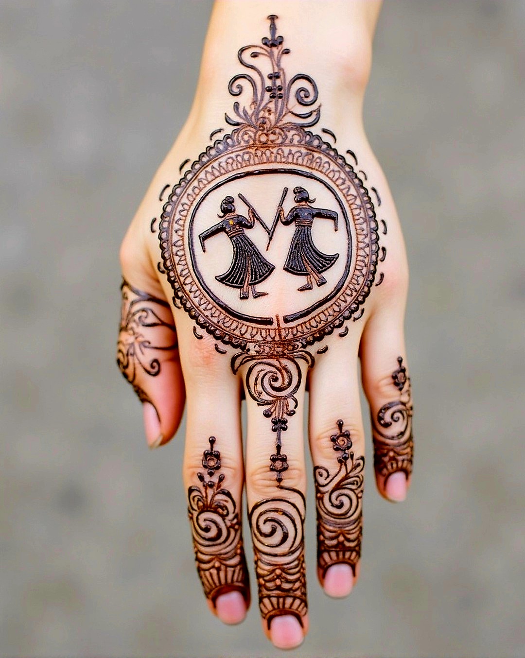 Navratri Mehndi Design