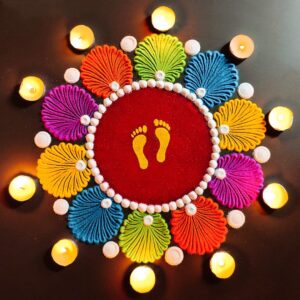 Best 35+ Dhanteras Rangoli » Mixing Images
