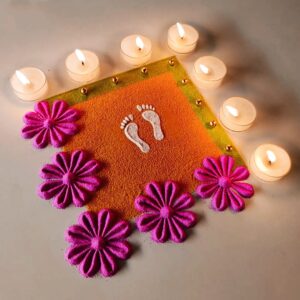 Best 35+ Dhanteras Rangoli » Mixing Images