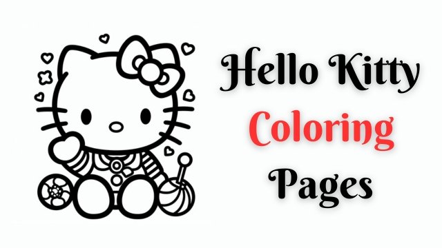 Hello Kitty Coloring Pages