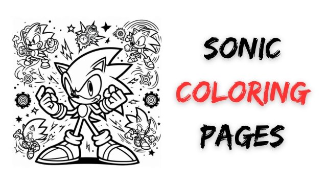 Sonic Coloring Pages