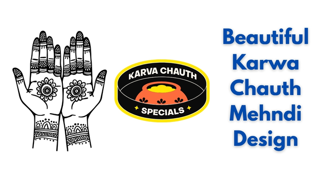 Beautiful Karwa Chauth Mehndi Design